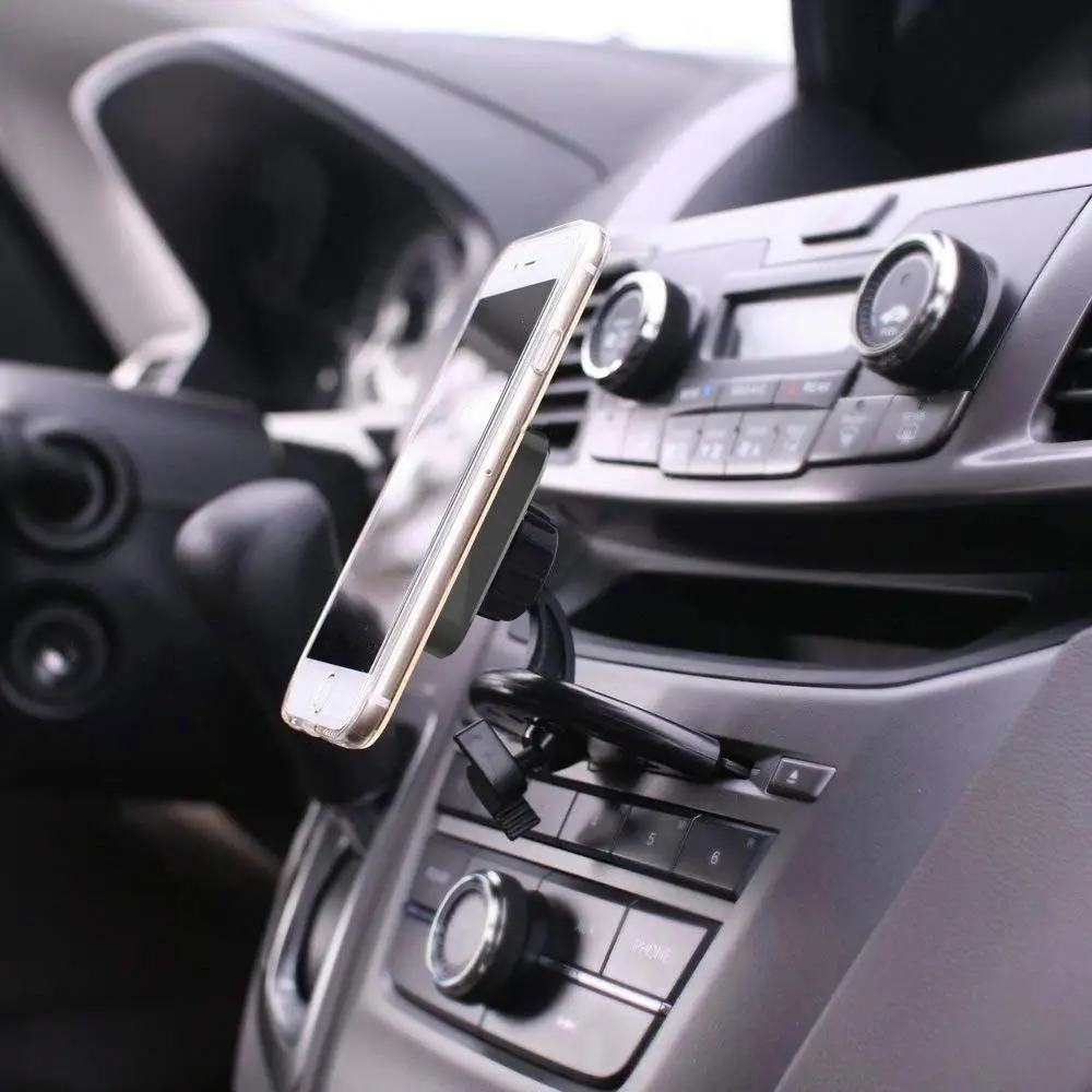 Auto CD Slot Telefon Halter Zubehör 17mm Kugelkopf Basis für Auto CD Slot Ständer Telefon Halterung für iPhone Samsung Xiaomi Halterungen – Detail 7