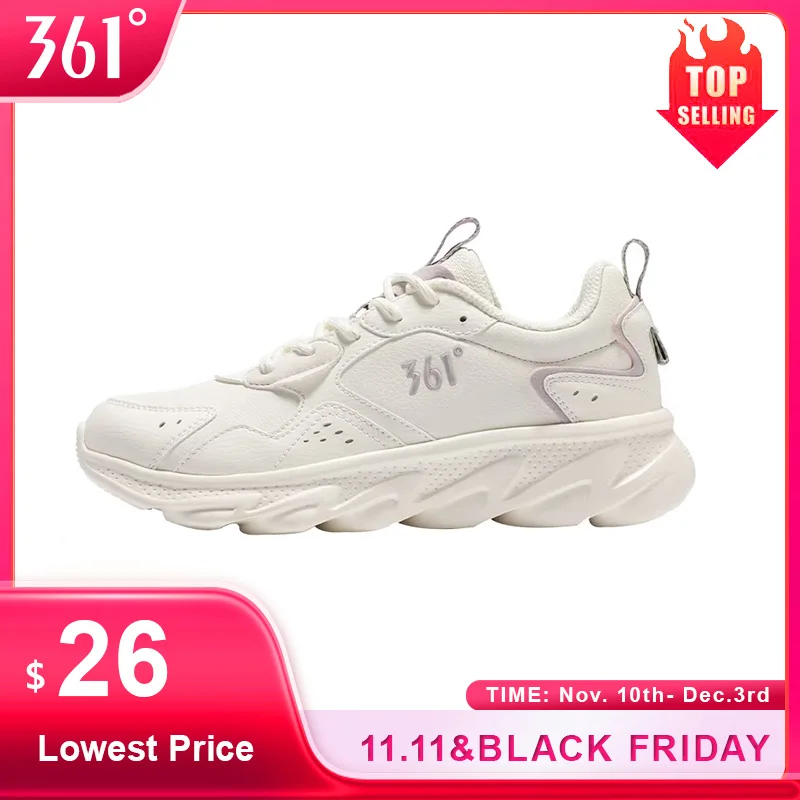 

361 Degrees Women's Running Sports Shoes Shock Absorption Rebound All-match Fashion Comfortable Sneakers Male 682232237
