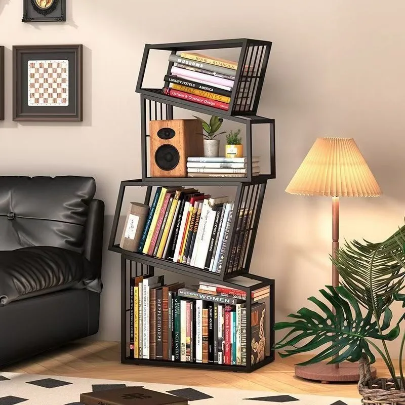 Magazine Rack for Vinyl Records and Magazines Floor Standing Wall Mounted Display Shelf for Living Room Books Storage