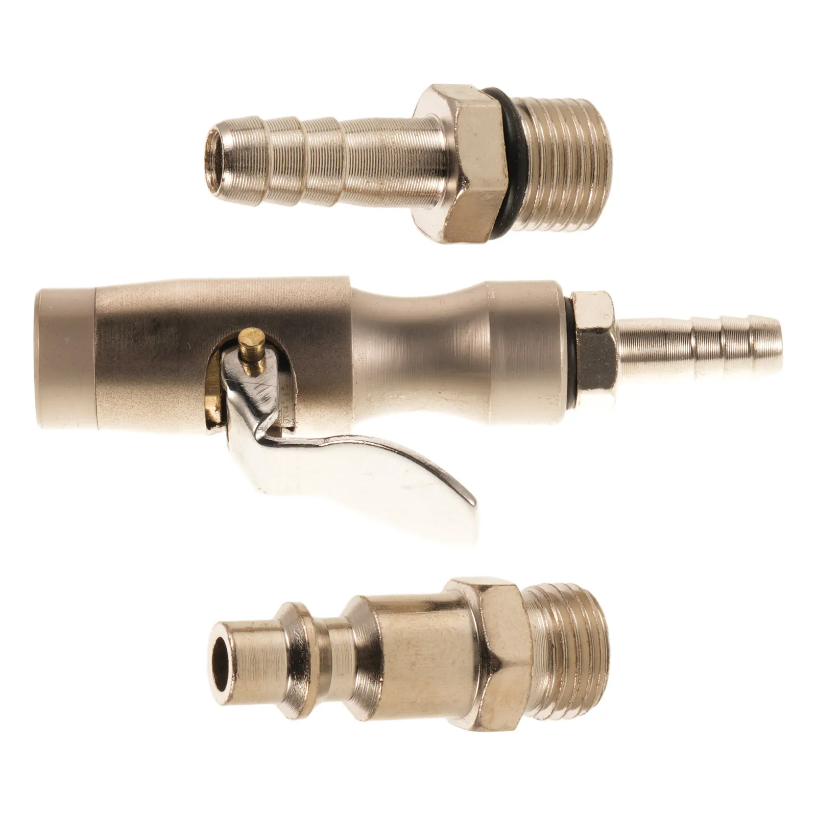 Brass Locking Tire Chuck Self Holding Air Chuck Quick Release Inflation Nozzle Air Compressor Car Motorcycle Tire Pressure Tool