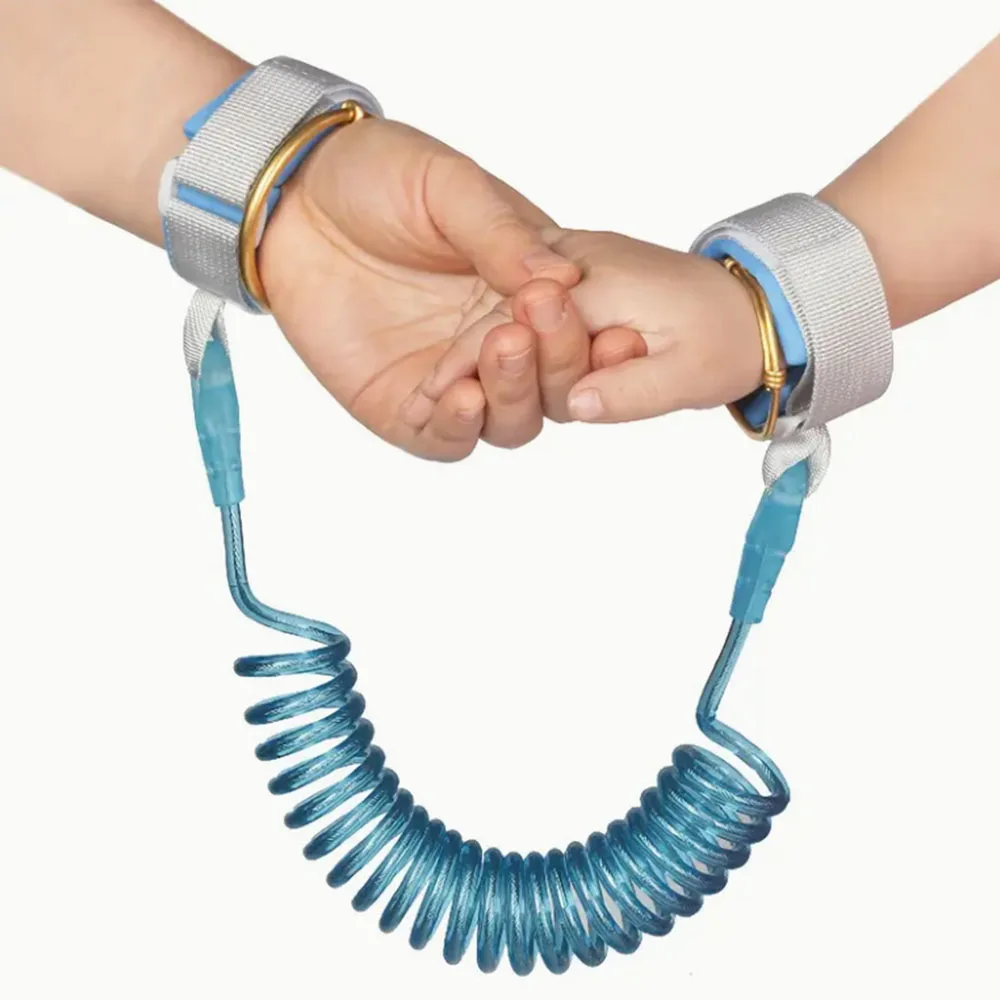 Correa de pulsera antipérdida de seguridad para niños pequeños con arnés ajustable para caminar para niños, para supermercado, centro comercial, aeropuerto, parque de atracciones