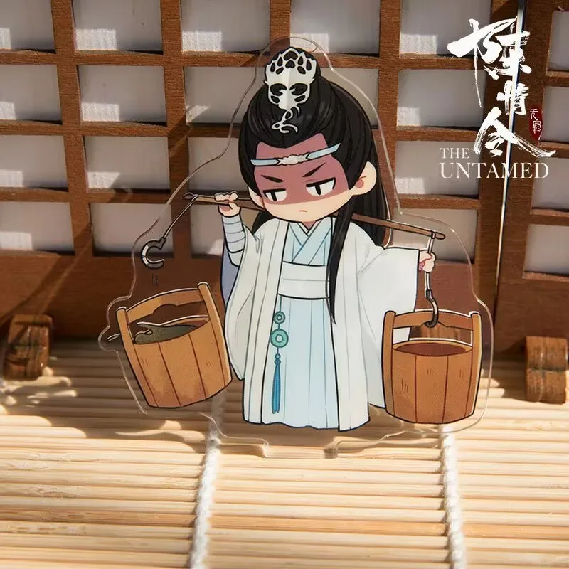 マスター・オブ・ザ・マジック・パスの「陳清玲魏無羨 LAN WangJi」をフィーチャーした両面ラミネートアクリルスタンディングサイン