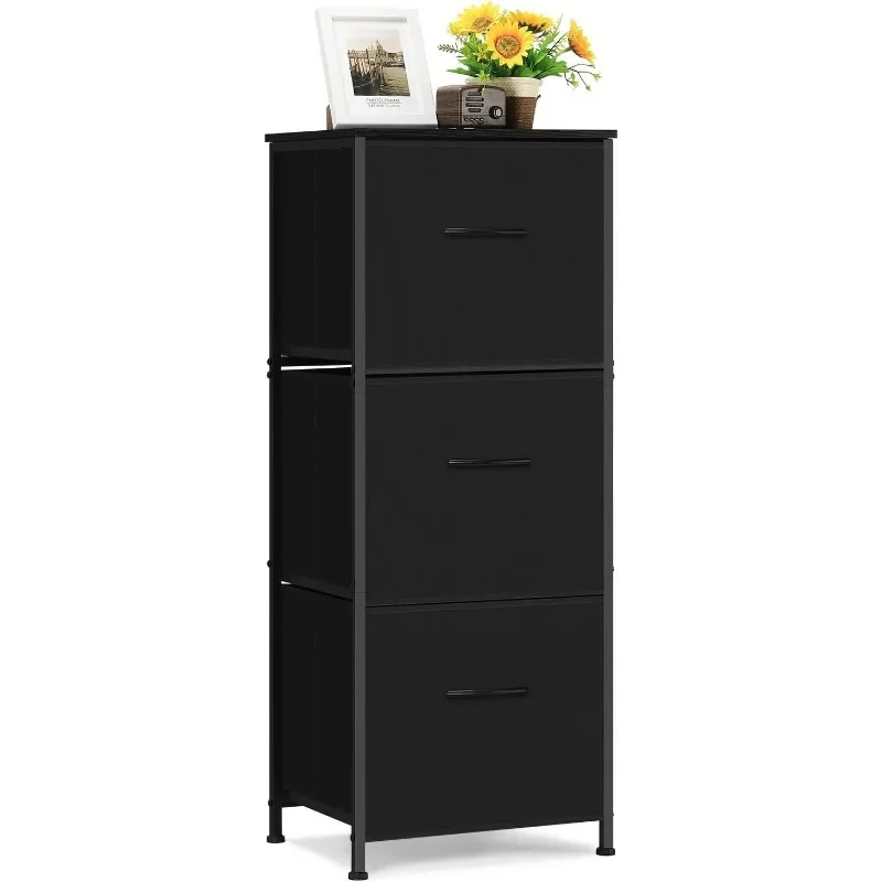 Dresser for Bedroom with 3 Storage Drawers, 42