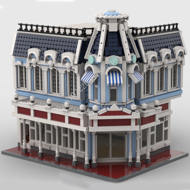 2947 قطعة ركن المملكة السحرية Emporium MOC ألغاز عرض الشارع العمارة الإبداعية هدايا عيد الميلاد لعب للأطفال الذين تتراوح أعمارهم بين