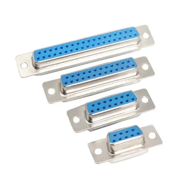 【5-1PCS】DB9 DB15 DB25 DB37 Connector Serial VGA Male Female Solder Type Plug D-SUB Male Plug Socket Connector