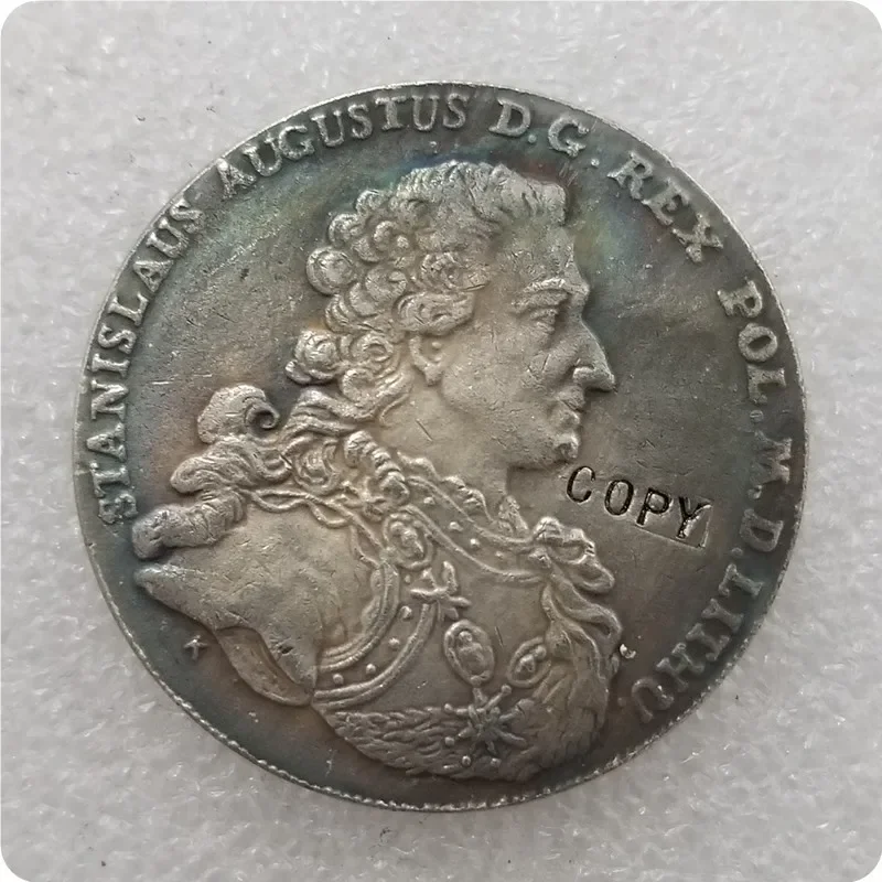 Poland THALER 1766 S.A.P. - STANISLAUS AUGUSTUS COPY commemorative coins-replica coins medal coins collectibles