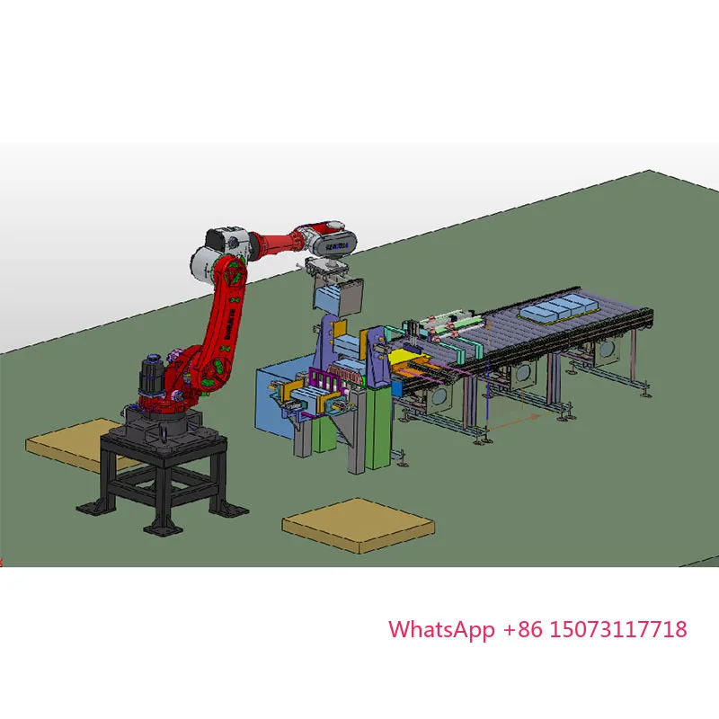 Hohe Produktivität, 50 kg, hohe Nutzlast, 6 Achsen, vollautomatischer industrieller Manipulator, Handhabung von Paletierrobotern