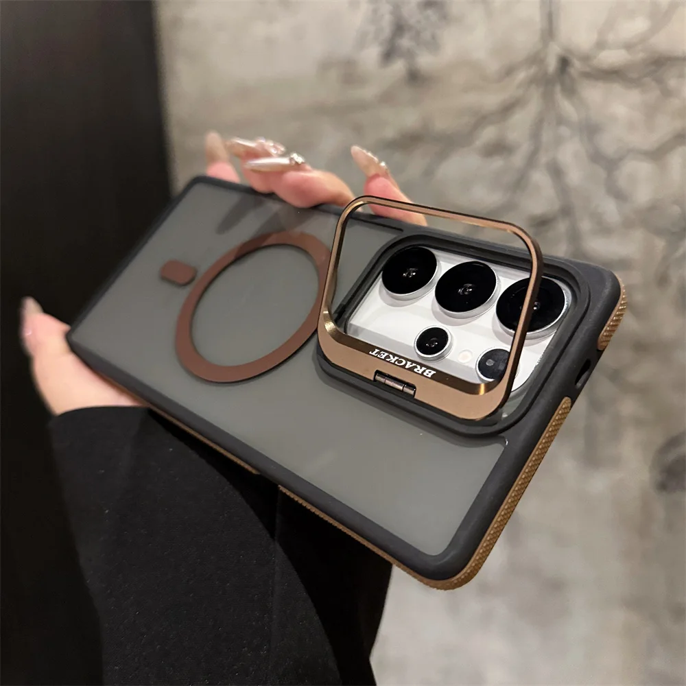 حافظة لهاتف سامسونج S25 S24 FE S23 Plus S22 Ultra شحن لاسلكي أسود غطاء شفاف #2