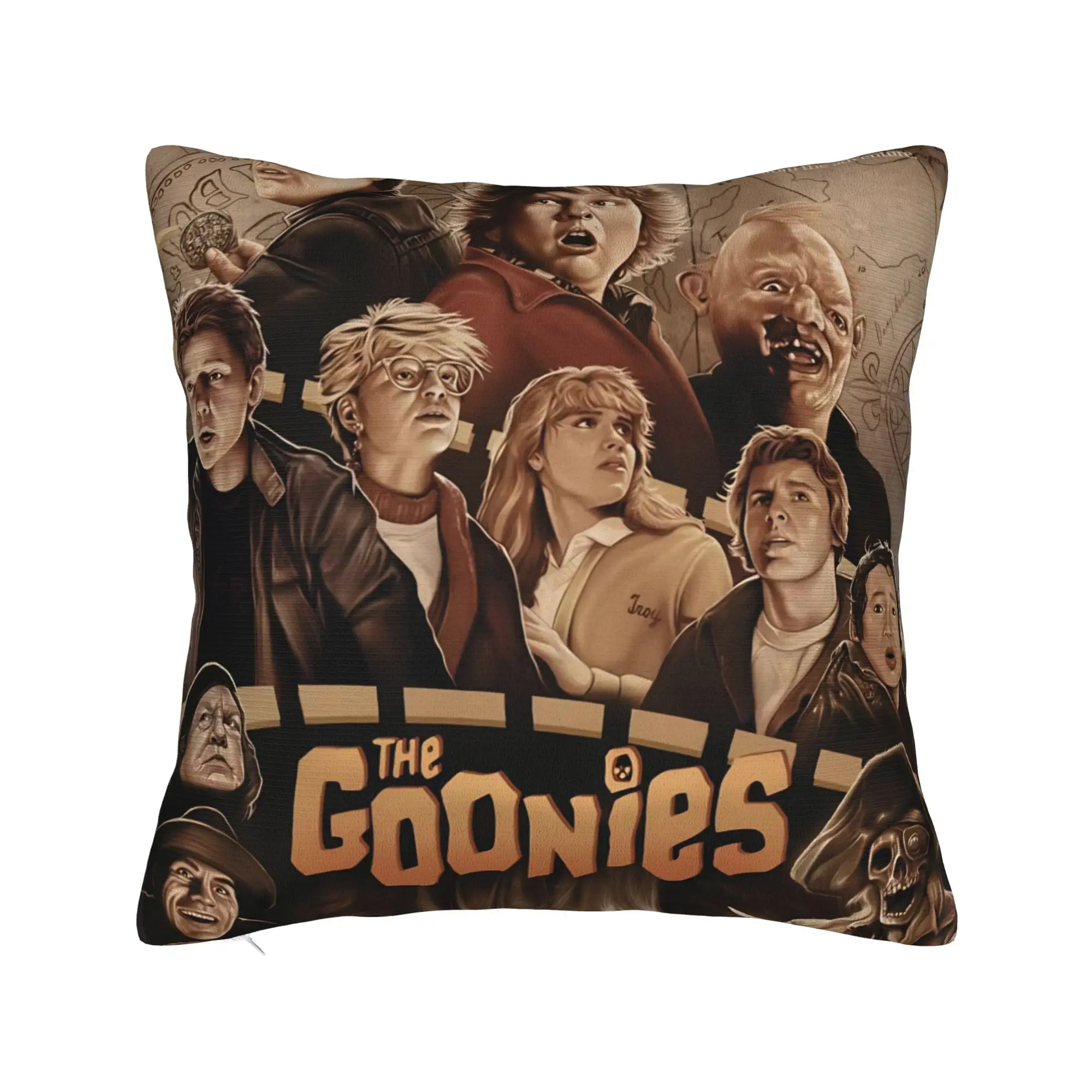 The Goonies Never Say Die  Pillow Cover  Fashion Pillow Case For Sofa Home Decor Square Cushion Cover Gift Idea
