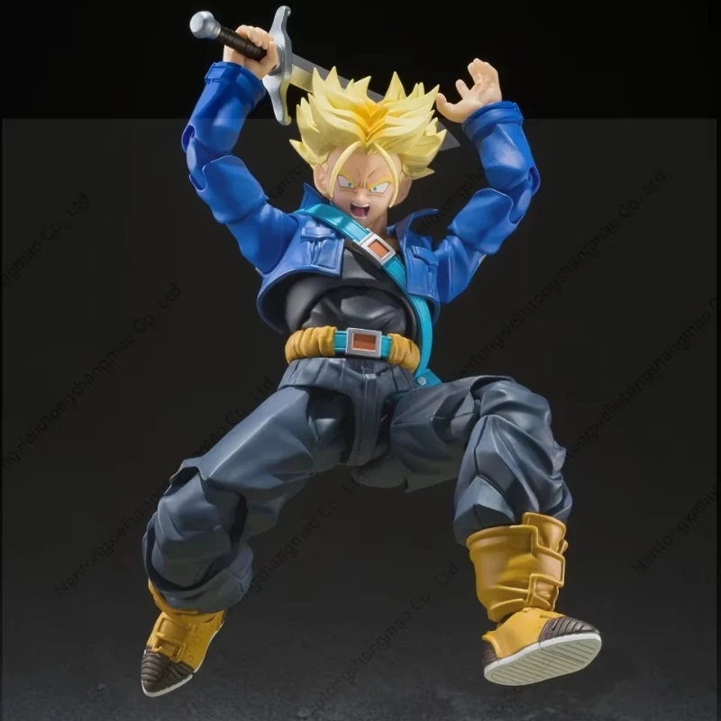 

Bandai оригинальная фигурка персонажа Rise Standard Dragon Ball Super Saiyan Trunks аниме собранная модель комплект игрушки