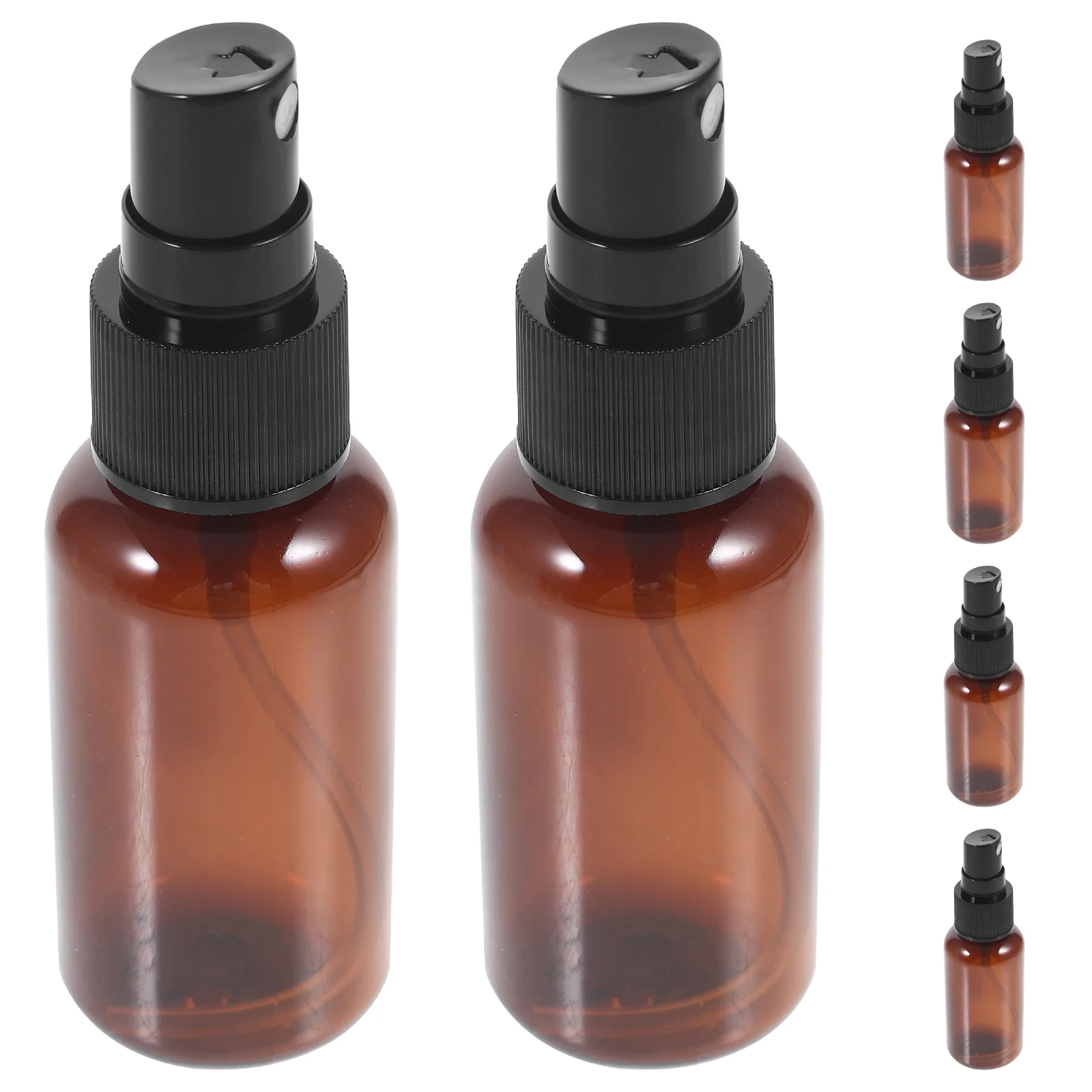 

6 Pcs Moisturizer Storage Bottle Empty Spray Bottles Hair Brown Travel