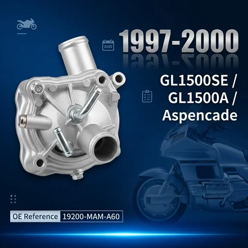 For Honda GL1500SE GL1500A Aspencade Goldwing 1997-2000 Water Pump 19200-MAM-A60 Motorcycle Accessories