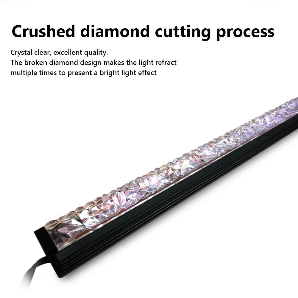 COOLMOON 30cm Addressable RGB LED Light Bar Aluminum Alloy RGB PC Case LED Strip 5V/3PIN ARGB Motherboard For ASUS Aura SYNC