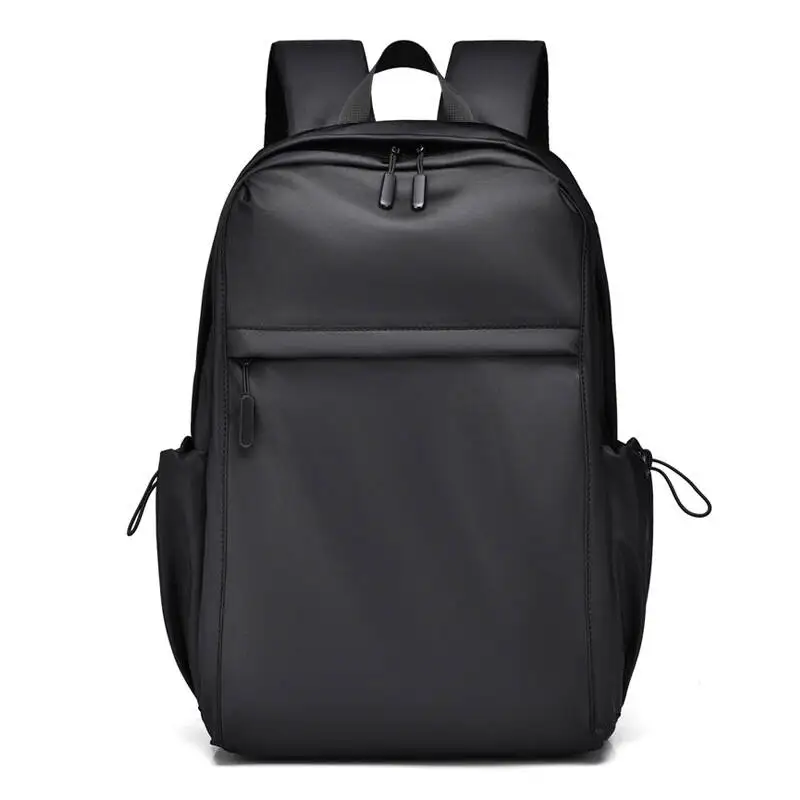 New Large Capacity Black Backpack - Water-resistant, Lightweight College Laptop Daypack With Adjustable Straps For High School