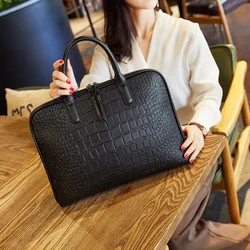 Laptop Bag 14,15.4,15.6 Inch, PU Leather Case Women's Totes Female Lady Office Briefcase Shoulder Handbag Messenger PC Dropship