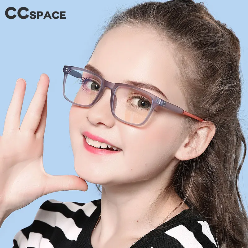 49146 TR90 Children Anti-blue Glasses Frames Ultralight Optical Fashion Computer Glasses