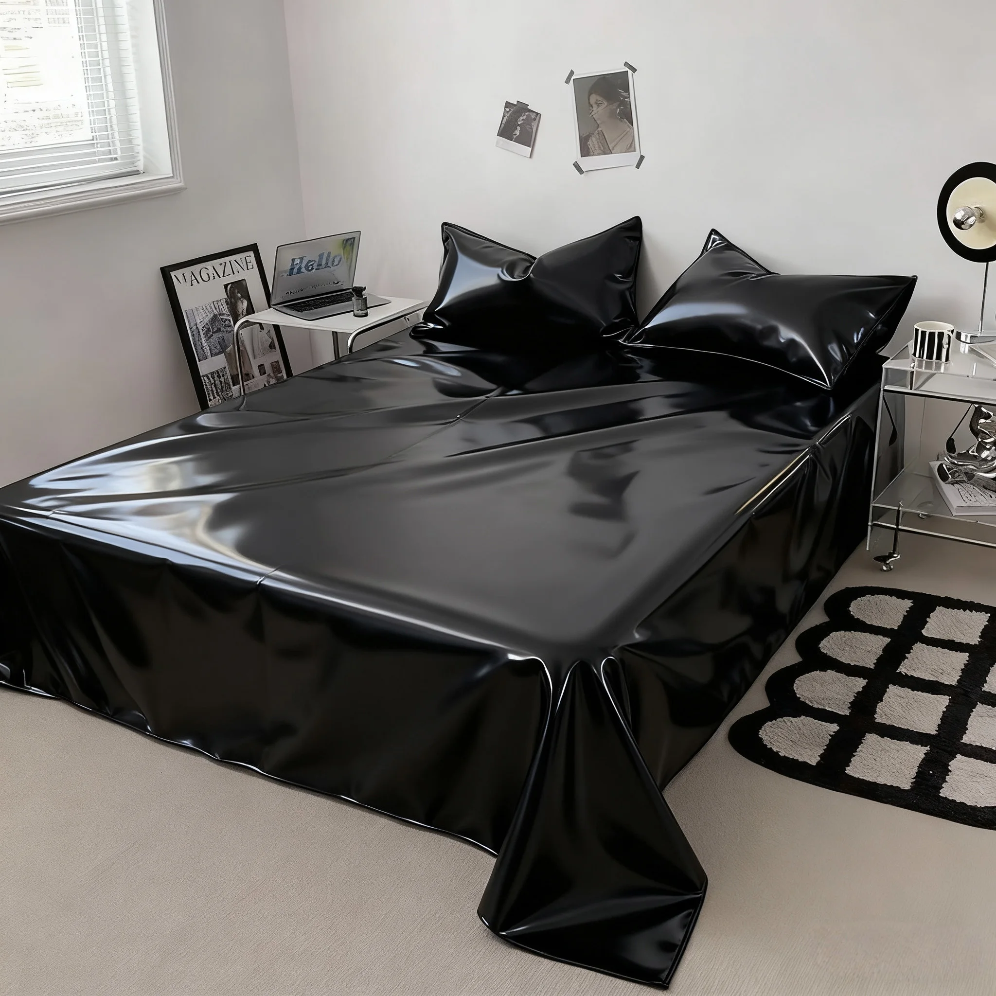 Pure Waterproof Cloth Sheet OilProof Pad Flat Sheet Accessories Solid Multi-purpose Garden Balcony PVC Plastic Bedding Diaper