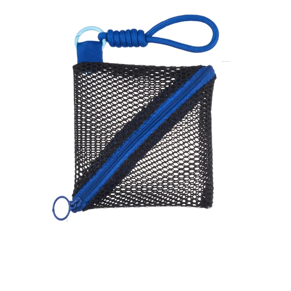 

Kawaii Clear Mesh Bag Dopamine Color Portable Mini Coin Purse Solid Color Sanitary Napkin Storage Bag Change Storage Bag