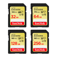 SanDisk Ultra/Extreme/Extreme PRO SD Card 32GB Class10 SDHC Flash Memory Card 64GB 128GB 256GB SDXC C10 SD Cards U3 V30 4K UHD