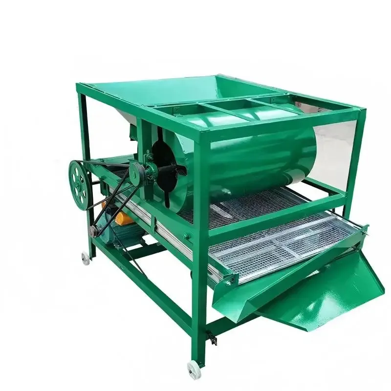 Cheap Sale High-Accuracy Motor-Driven Cleaning Screen Impurity Separator Farm Use Birui Grain Screening Machine