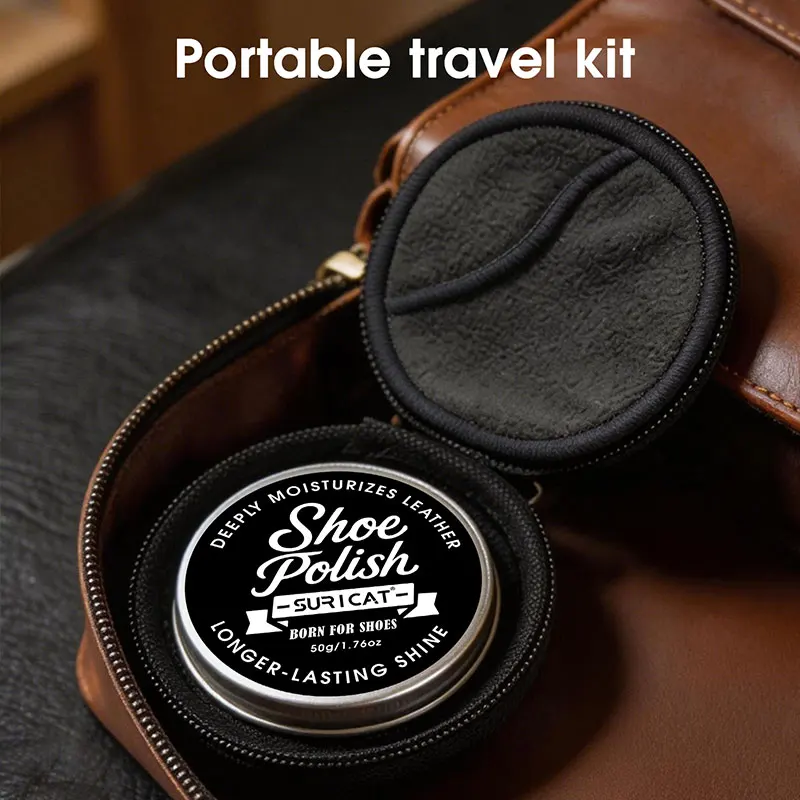 Leather Shoe Care Oil in Aluminum Box, Leather Cleaning and Nourishing Care, Polishing and Maintenance Oil, High-End Shoe and Leather Bag Polishing, Leather Cleaner, Car Seats, Sofas, High-End Leather Bag Cleaning Polishing Sand Paste, Leather Wax, Leather Nourishing Cream, Leather Care Oil, Leather Handbag Luxury Moisturizing Cream, Leather Care Cream.