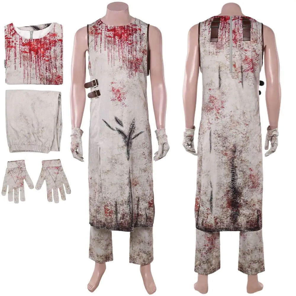 

Silent Cos Hill Пирамида Голова Косплей Костюм Маскировка для Взрослых Мужчин Топ Брюки Одежда Для Ролевых Игр Хэллоуин Карнавальный Костюм Партии