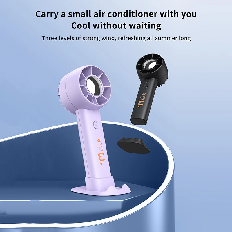 مروحة رذاذ مكيف هواء صغيرة محمولة باليد، مرطب محمول قابل لإعادة الشحن عبر USB، مروحة تبريد رذاذ مرطب للمنزل