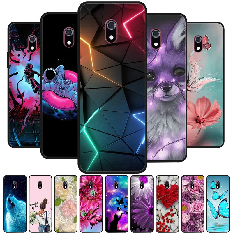 Coque arrière souple en silicone pour Xiaomi, coque de téléphone noire, housse de protection, parler de loup, Qin F22 Pro, F21 Pro