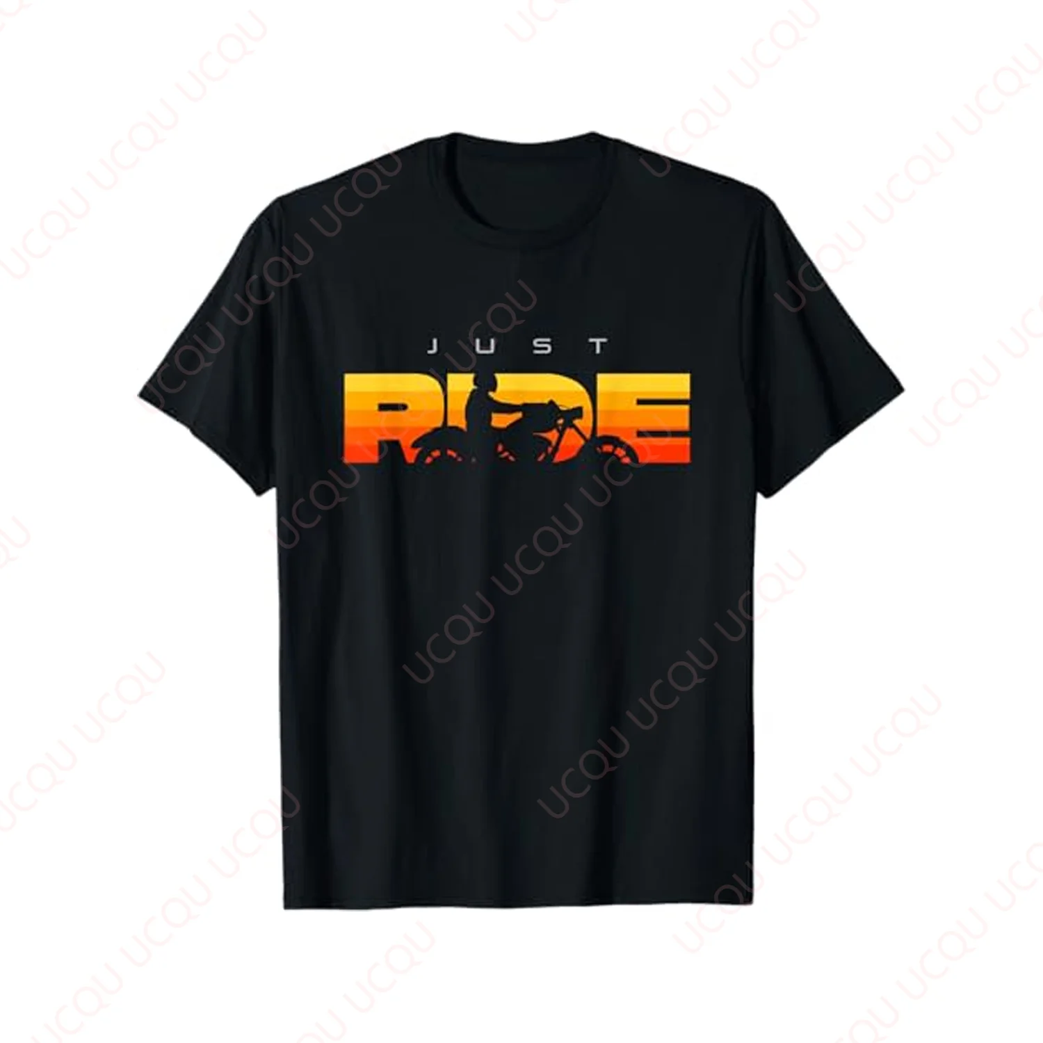 

Just Ride Motorcycle T-Shirt Retro Style Outdoor Equipe Unisex Summer Rider Motorcycle T-shirt Cool Gift