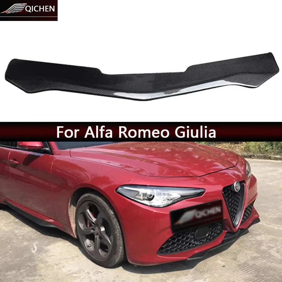 

Для Alfa Romeo Giulia: карбоновый передний сплиттер, диффузор, спойлер-отражатель для бампера, обвес, аксессуары для тюнинга кузова
