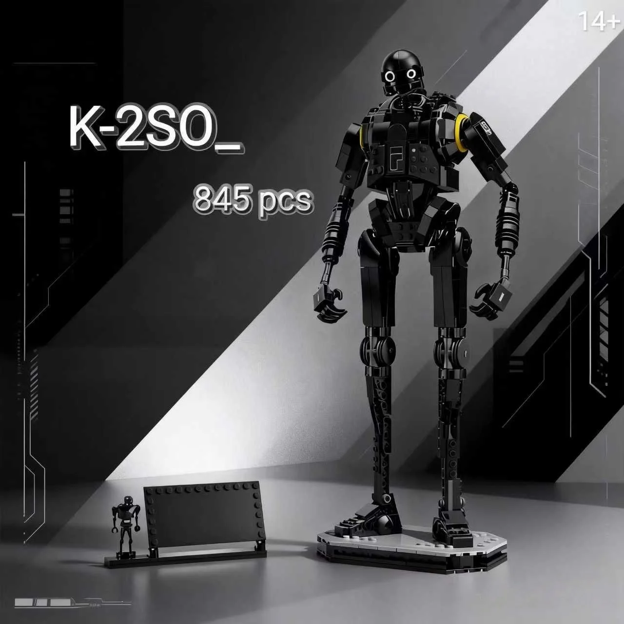 

Display Model Toys 845PCS K-2SO Security Droid Building Blocks Bricks MOC 75434 Assembly for Kids Birthday Gifts