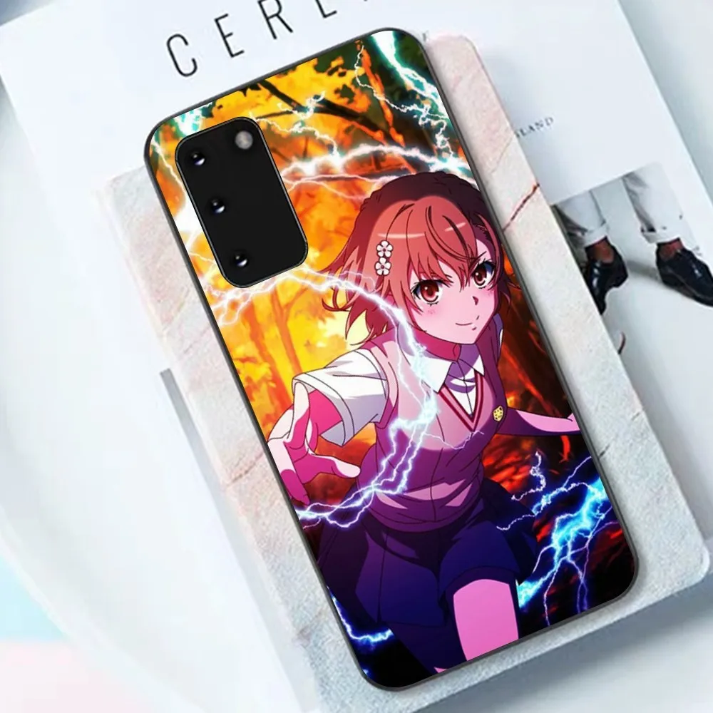 Anime M-Misaka Mikoto Cute Phone Case For Samsung S 9 10 20 21 22 23 30 23 24 Plus Lite Ultra FE S10lite Fundas