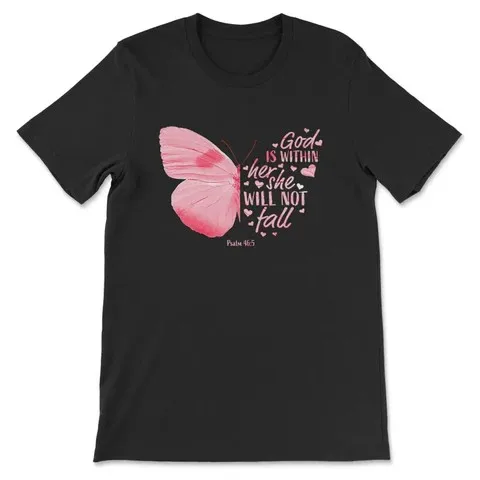 

Inner Strength Butterfly Design Tee for Women