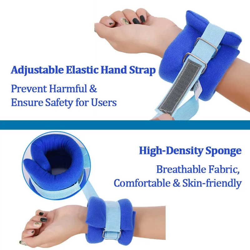 Medical Limb Restraint Strap Bedridden Patient\'s  Wrist Ankle Restraint Belt Stretcher Fixation Belt Rehabilitation Binding Belt