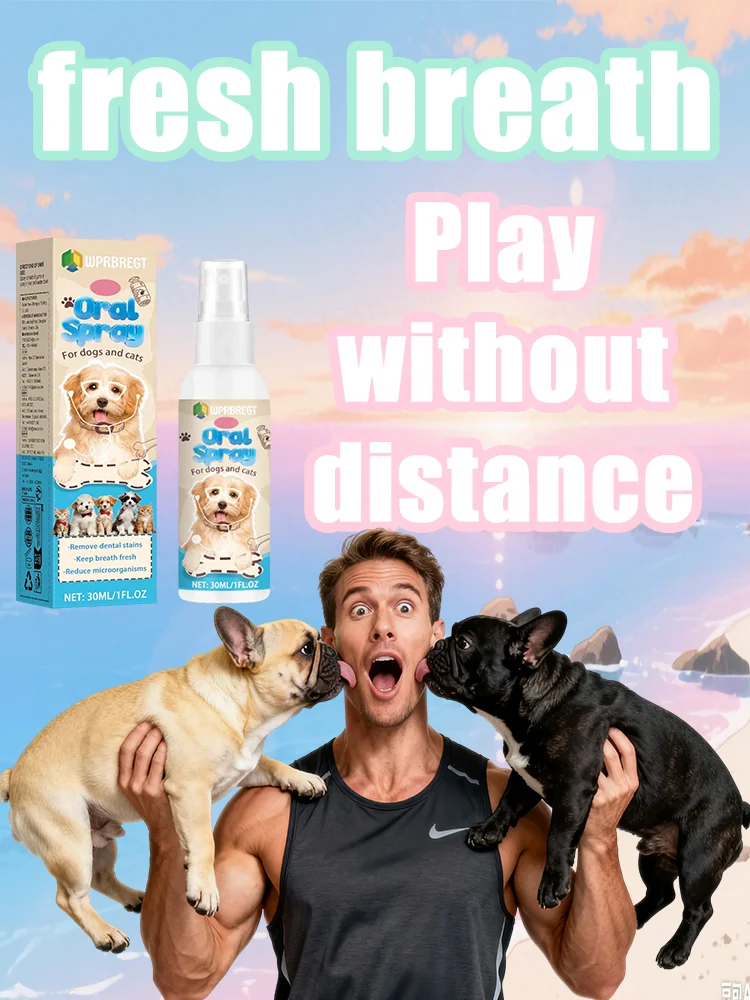 

Fresh your beloved pet's breath, bringing you closer together