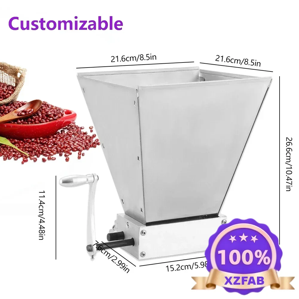 Factory Direct 2026 High Quality Durable Wet Dry Grain Wheat Malt Crusher Homebrewer Flour Feed Mill Cereal Grinder