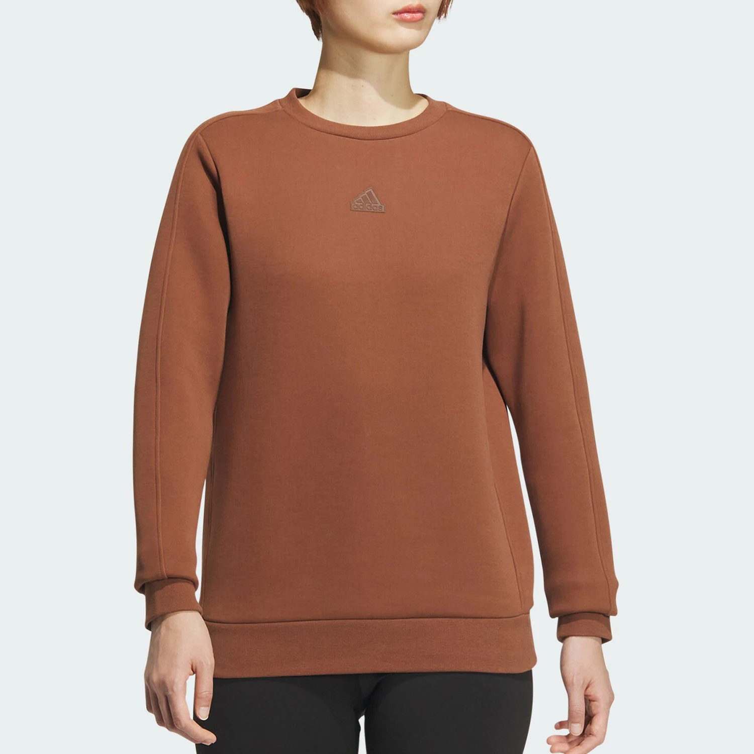 

Adidas genuine W PM CREW Round Neck Women's Casual Sweatshirt JE8615