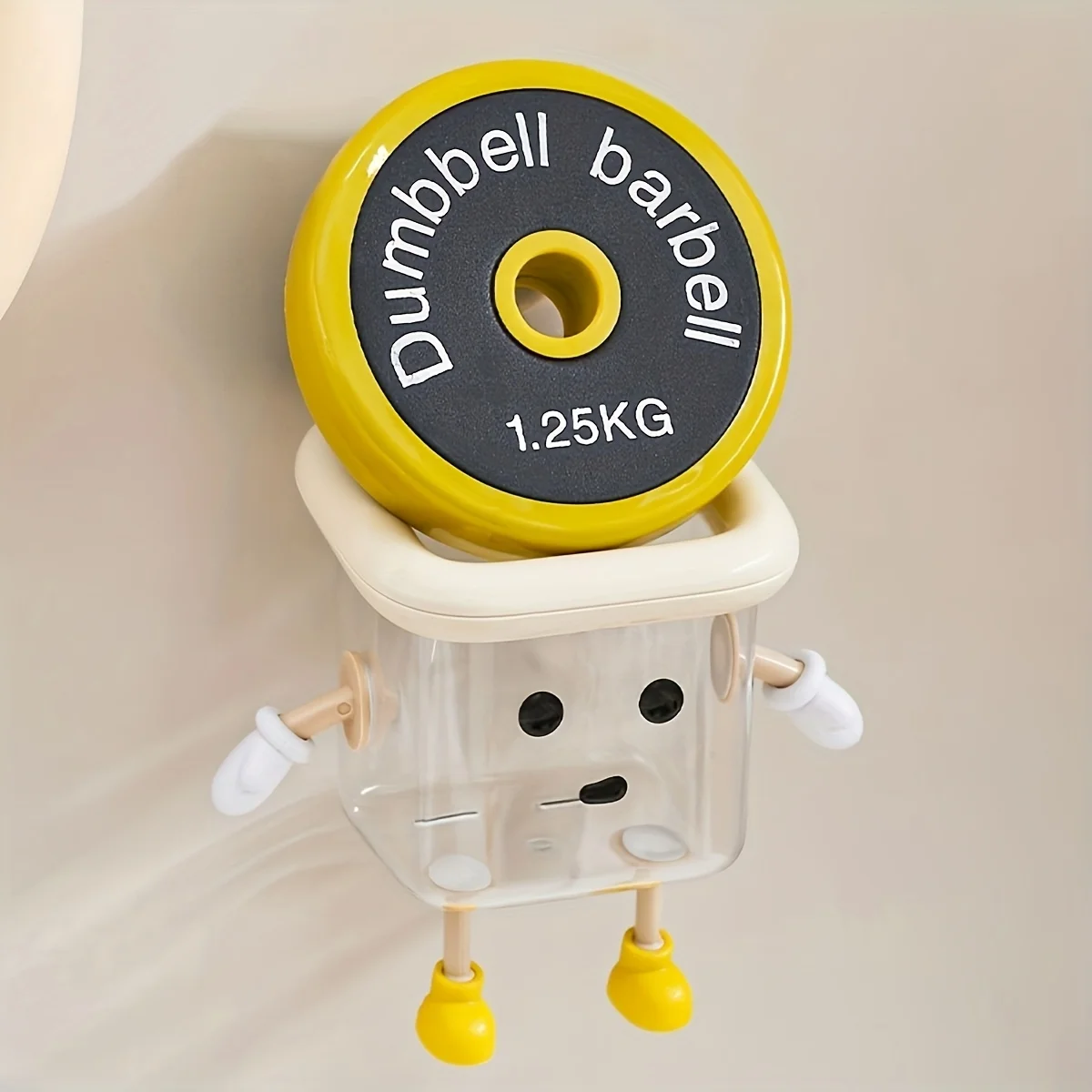 1pca Cartoon Bathroom Toothbrush Holder, Cute Home Decor Plastic Washbasin Accessories Toothbrush