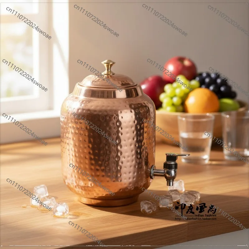 For Copper Pot Cold Kettle, Retro Restaurant Bar Handmade Tea Kettle