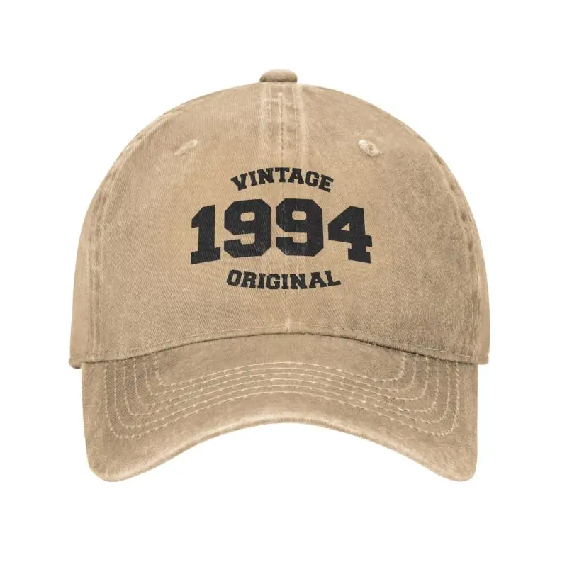 

Custom Fashion Cotton Vintage Born In 1994 Original Birthday Gift Baseball Cap for Men Women Adjustable Unisex Dad Hat Spring