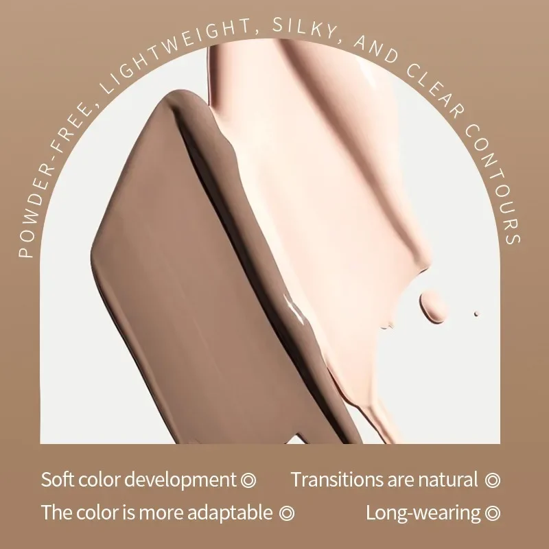 مقاوم للماء هيغليغتر الكنتوري برونزي عصا طويلة الأمد اشراق المخفي قلم رصاص ثلاثية الأبعاد الوجه الأنف الظل ماكياج مصحح