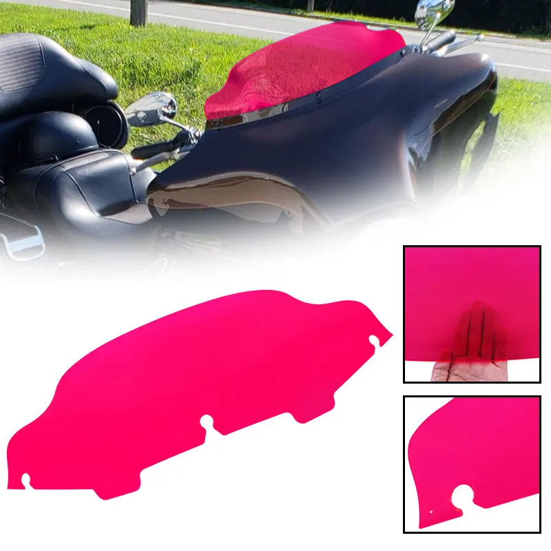 

Motorcycle 6 Inch Windscreen Windshield Fairing Wind Deflectors For Harley Touring Electra Street Glide FLHX CVO 1994-2013