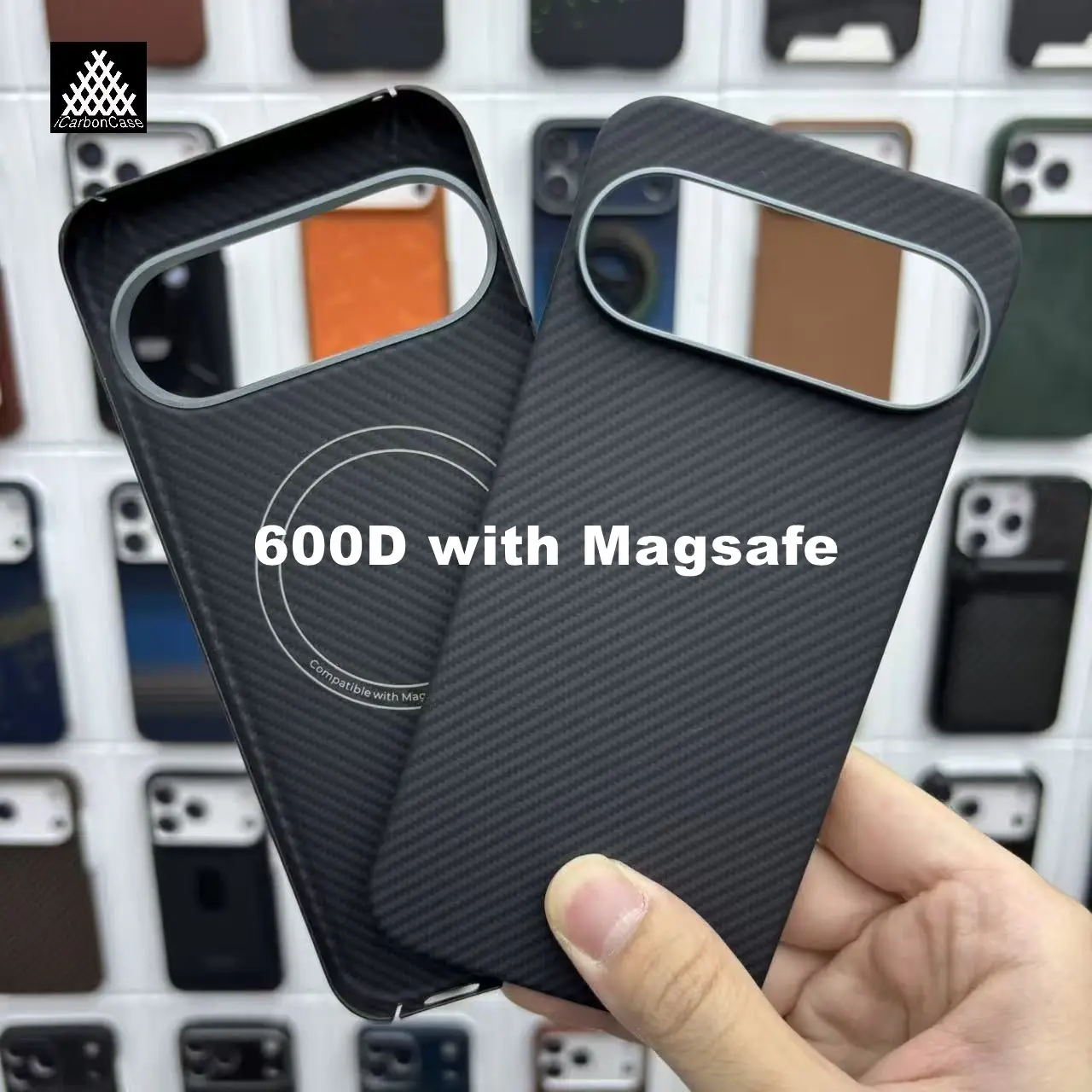 Magnetische Echte Aramid-Faser-Hülle für Google Pixel 11 Pro XL 600D /1500D Superleichte Carbonfaser-Schutzhülle für die Rückseite des Telefons