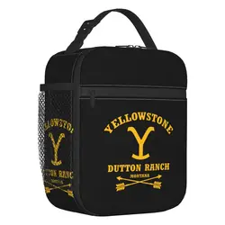 Yellowstone Dutton Ranch Insulated Lunch Bag for Work School Portable Cooler Thermal Lunch Box Women Kids