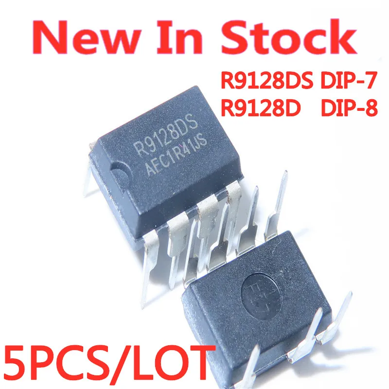 5PCS/LOT 100% Quality R9128DS DIP-7 R9128D DIP-8 LED power driver chip In Stock New Original