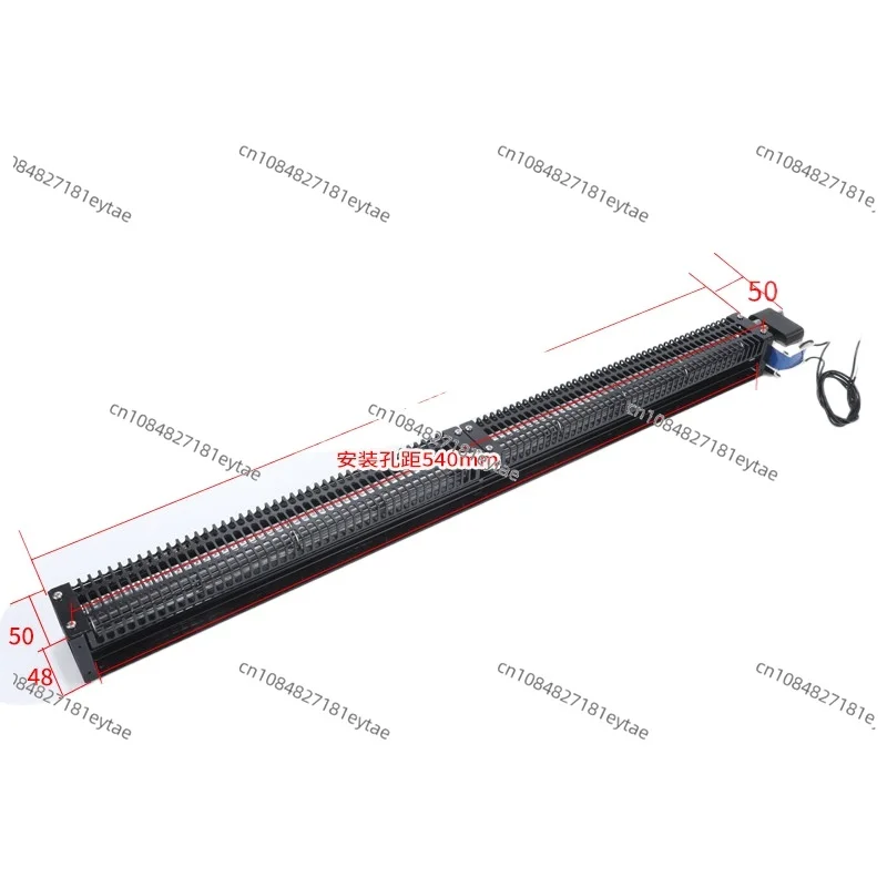 Crossflow impeller diameter 30mm, ultra-long tubular fan, all-copper wire, low-noise long strip fan, 220V small wind type