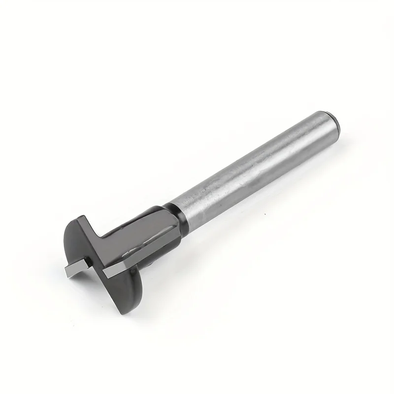‌3PC 2-in-1 T-Slot Cutter, Carbide Semicircular/Flat Bottom Grooving Tool for Woodworking, Steel Uncoated‌