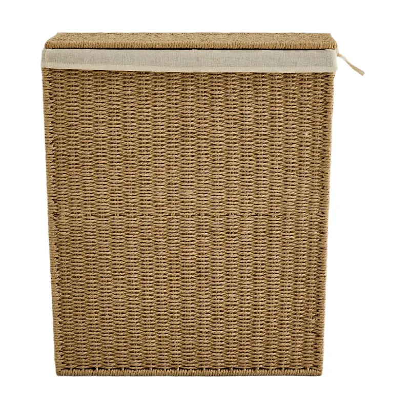 Disassemble and assemble paper rope woven dirty laundry basket storage basket foldable household large size