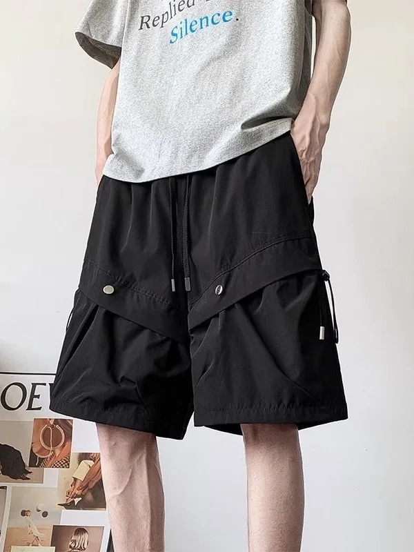 

Casual Workwear orts Men's Summer Trendy High Street Big ket American Sport High End Beach Pants Five-Quarter Mid-Pants