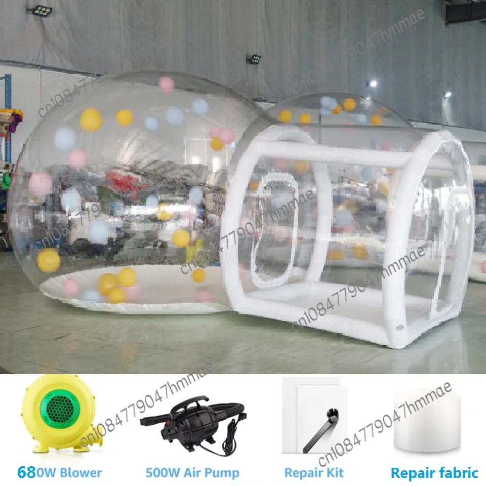 8.2/10/13ft-2.5/3/4m  Inflatable Bubble Outdoor Kids Party Balloon Clear Inflatable Bubble House Dome With Blower